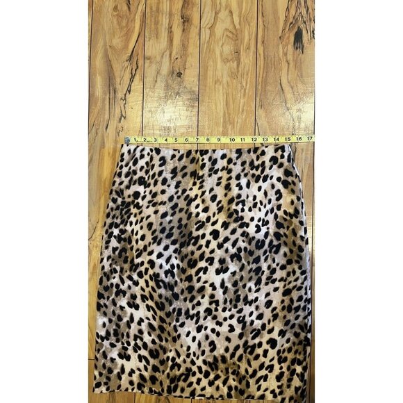 Philosophy animal print skirt sz10 no flaws or defects gold back zipper professi - Picture 7 of 9